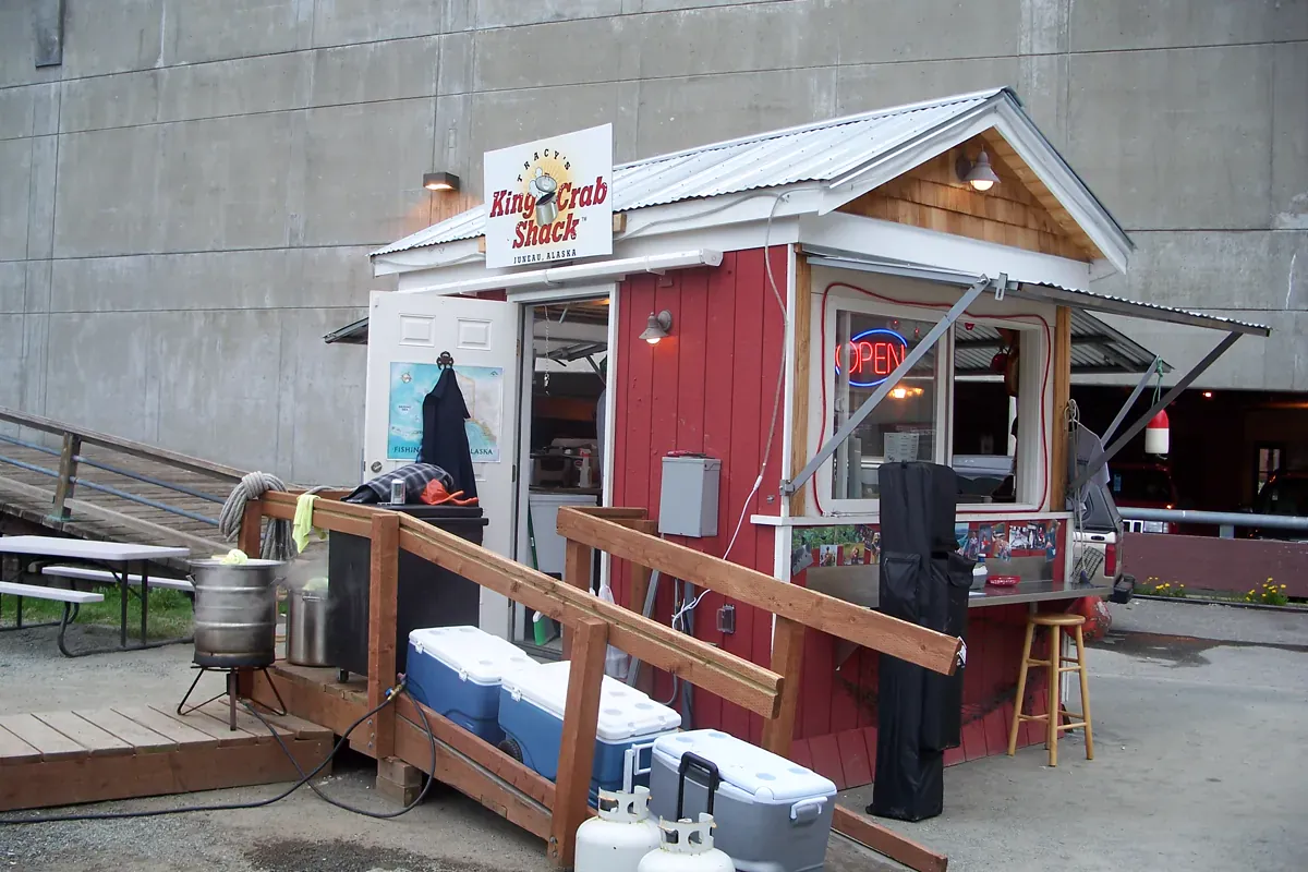 Tracy's very first crab pot — where it all began